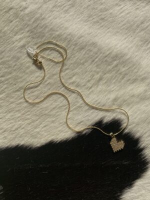 Collar Corazón inclinado