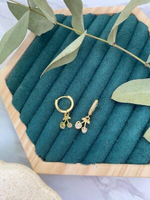 Argollas Cherry cristal