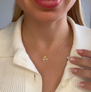 Collar mini Cherry Cristal